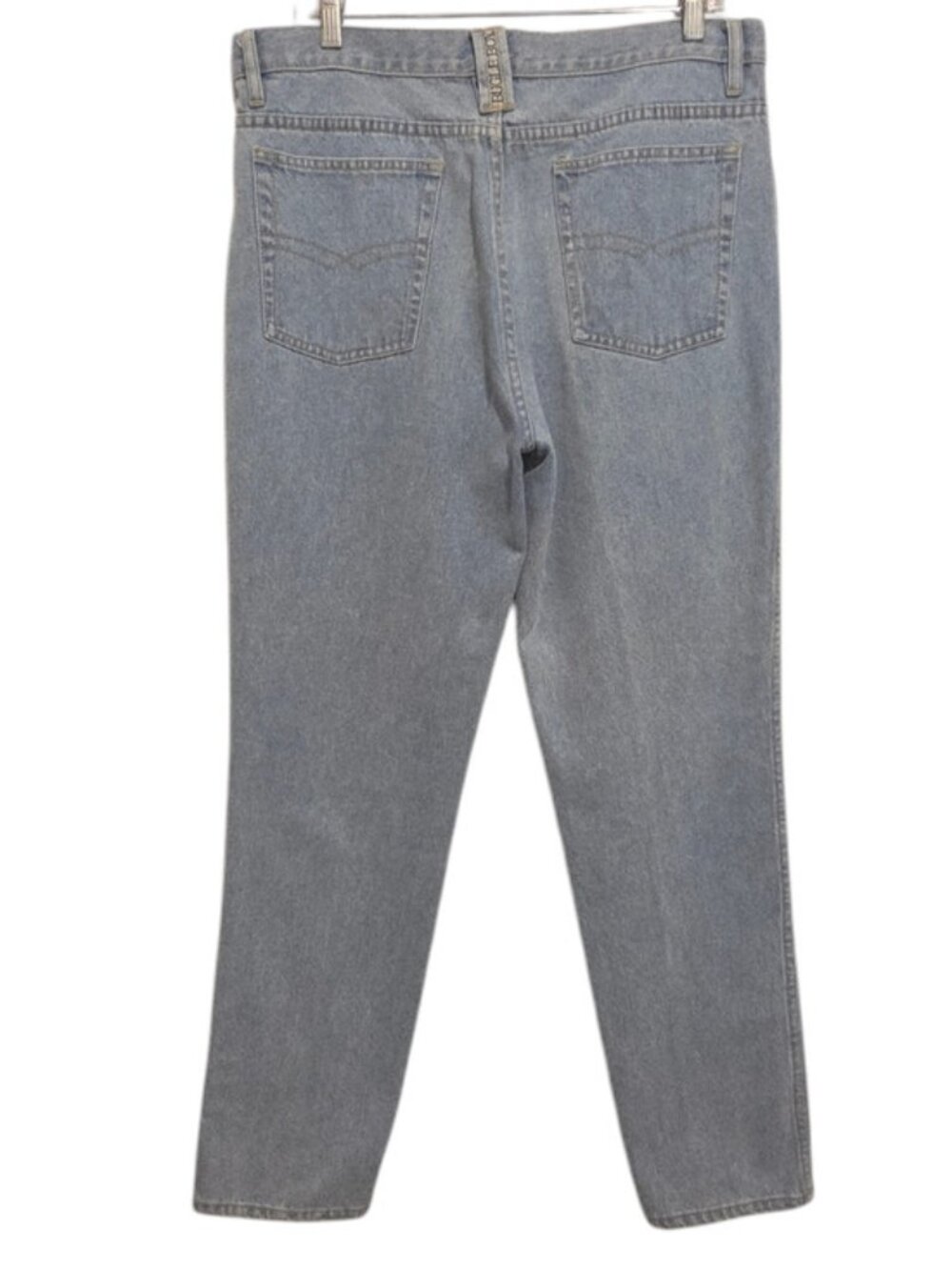 Vintage Bugle Boy Jeans Blue Denim Straight Mid Rise 90's Y2K LOGO Men's 36M